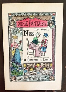 NIGO LE PETIT - Livret IMAGERIE d'EPINAL PELLERIN - SERIE FANTAISIE. 1900 - Imagen 1 de 2