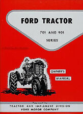 Ford 741 771 941 971 981 Tractor Owners Manual 1957 1958 1959 1960 1961 1962