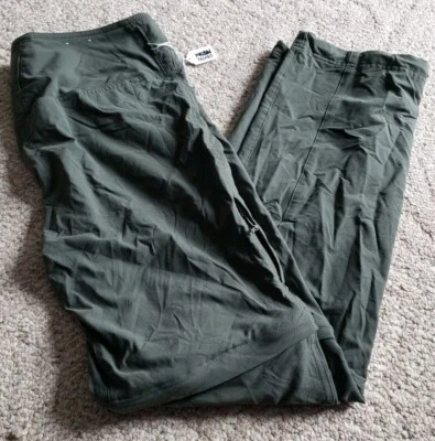 Columbia Omni-Shield Convertible Hiking Pants Women's 12 Reg  Green 4040 - Image 1 of 4