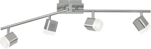 Reality Leuchten 4er LED Balken Roubaix weiß, nickel matt Deckenleuchte - Bild 1 von 1