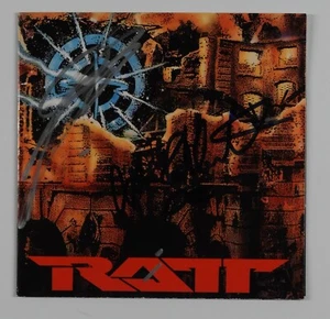 RATT JSA signed Autogramm CD Detonator Stephen Pearcy Warren DeMartini - Bild 1 von 4
