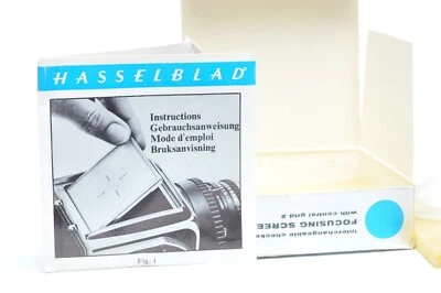 Empty Box for Hasselblad Focusing Screen 42250 With Manual - Image 1 of 2