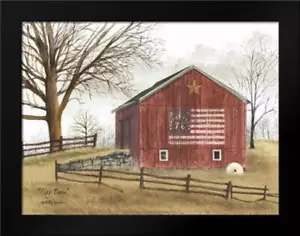 Flag Barn: Framed Art Print by Jacobs, Billy - Picture 1 of 1