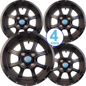 ATV RIM WHEEL some YAMAHA Viking 700 Wolverine 700 YXZ 1000 14x7 4/110 5+2 Black - Picture 1 of 24