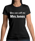 Mrs Jones Womens T-Shirt - Tom - Singer - Wife - Welsh - Music - Gift