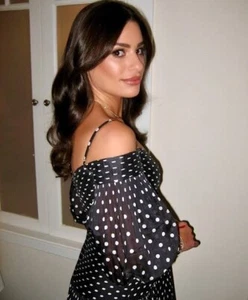 ZIMMERMANN Polka-dot plisse Chiffon Midi Dress Size 3 AU14 US10 Chic - Picture 1 of 12