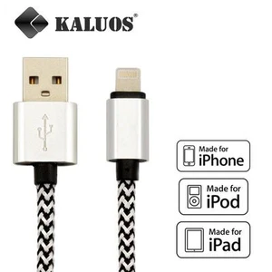 Long 2M Kaluos Câble USB pour IPHONE 11 12 13 14 5 7 Original Chargeur Extension - Photo 1 sur 1