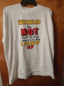 Camiseta Gráfica "Old Timer's" Divertida De Colección, Puntada Única, 1992 X-IT! - Imagen 1 de 5