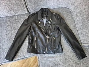 SET Lederjacke Biker Stil Gr. 38 (deutsch) - Bild 1 von 4