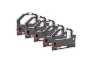 5 Rubans encreur pour NEC Pinwriter P 7 Plus 8000 90 9300 noir - Photo 1/1
