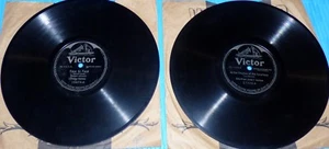 Edna Brown, James Harrison & The Trinity Choir 2XVictor 10" 78 Religious - Imagen 1 de 1