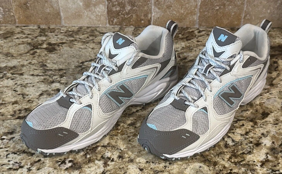 Zapatillas para mujer New Balance 460 gris blanco azul malla EE. UU. WT460GC talla 11 Foto 1 de 4