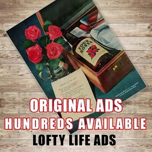 1951 Whiskey Alcohol Four Roses 50s Vintage Print Ad Frankfort Distillers KY - Picture 1 of 10