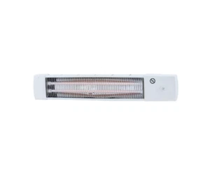 Arlec 1200W White 2 Bar Radiant Strip Heater Pull Cord halogen heating elements - Picture 1 of 12