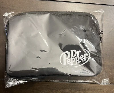 New Dr. Pepper Pouch 8x6 Cross Body Style Black - Image 1 of 4