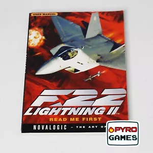 F22 Lightning II - Instruction Manual (Big Box Version) (No Game) - PC - Picture 1 of 1