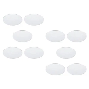 10 Pcs Oval Lens Glass Special-shaped Display Mirror Small Vanity - Imagen 1 de 12