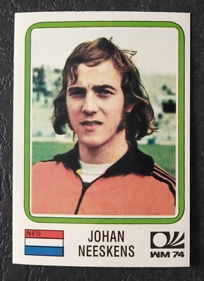 Panini Sticker 85 Johan Neeskens Netherlands WM 1974 World Cup Story Sonric's - Bild 1 von 2