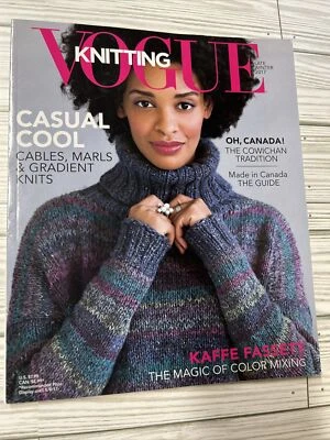 VOGUE Knitting Magazine Late Winter 2017 Made in Canada the Guide Color Mixing - Image 1 of 4