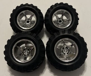 New Bright R/C Wheels & Tires Aggressive Tread Set Of 4 - Picture 1 of 13