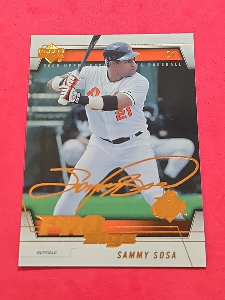 2005 Sammy Sosa Upper Deck Pro Sigs #14 - Image 1 of 2