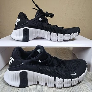 Nike Free Metcon 4 Zapatos de Entrenamiento Negro/Blanco Para Mujer Talla 10 Nuevos CZ0596-010 - Imagen 1 de 7