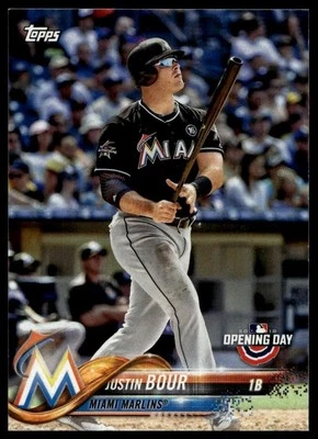 2018 Topps Opening Day Justin Bour #171 - Image 1 of 2