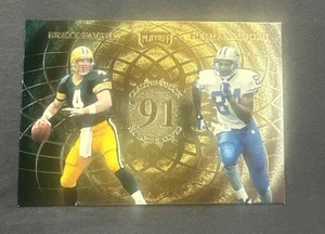 *1998 Playoff Momentum SSD Class Reunion Quad #9 Favre/Moore/Watters/ Thigpen !! - Picture 1 of 2