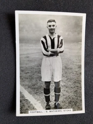 1935 Pattreiouex Sporting Events & Stars Card # 78 Stanley Matthews (EX) - Image 1 of 3