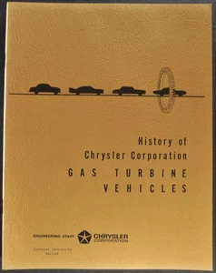 1963-1964 Chrysler Gas Turbine Concept Car History Brochure Excellent Original - Picture 1 of 14