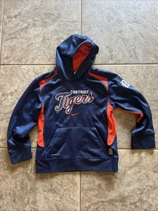 Nike Jugend Jungen Detroit Tigers Therma-Fit Hoodie - Größe M (12-14) - Bild 1 von 7