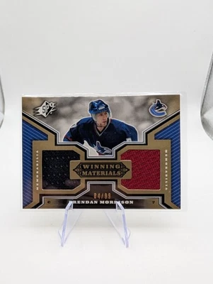2005-06 SPx #WM-BM Brendan Morrison Winning Materials Gold #/99 - Image 1 of 2