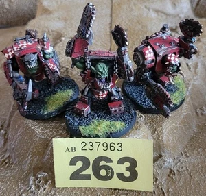 WH40K - Orks - 3x Custom MegaNobz with Dual Killsaws - Picture 1 of 2