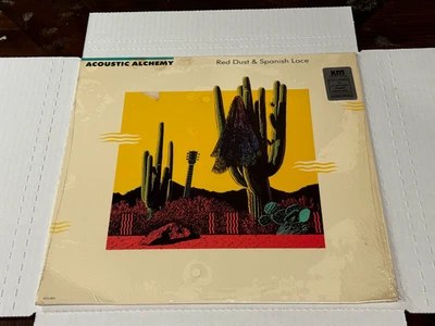 Acoustic Alchemy- Red Dust & Spanish Lace- LP 1987 MCA 5816 Shrink - Image 1 of 2