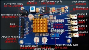 High-speed AD9854 DDS signal generator module development board Evaluation Board - Bild 1 von 2