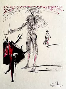 Salvador Dali Lithographie COA Original Sign. Nummeriert ( Dali / Joan Mirò ) - Bild 1 von 10
