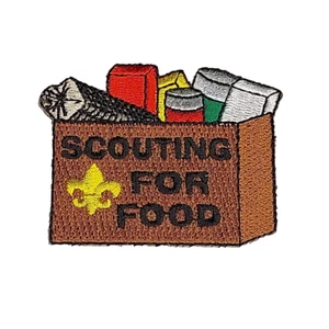 Scouting For Food Patch Boy Scout Cub Scout Webelo's Patch - Picture 1 of 3