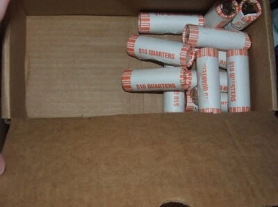 Uncirculated State Quarters 1 Roll ea of 10 States for 2003 & 2004 Bank Sealed D - Image 1 of 3