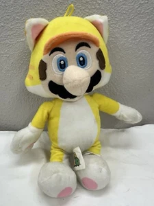 Peluche Nintendo Super Mario Bros Gatto Mario Giallo Peluche - Foto 1 di 10