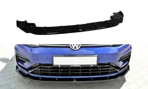 Frontdiffusor Diffusor V1 Maxton Design Glanz Schwarz für VW Golf Mk7 R Facelift - Bild 1 von 8