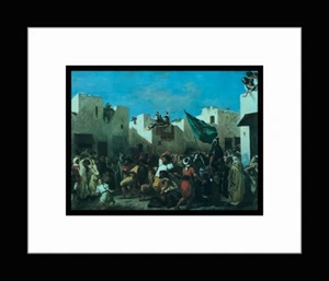 DELACROIX • Custom Framed 'The Fanatics of Tangier' Art Print - Picture 1 of 1