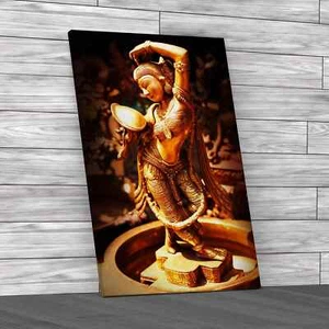 Metallic Hindu Shiva Canvas Print Large Picture Wall Art - Picture 1 of 12