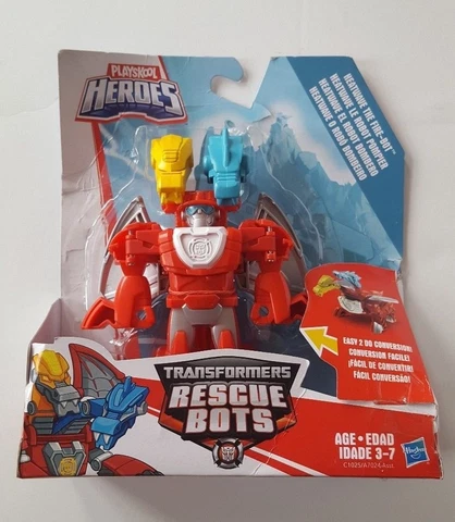 Playskool Heroes Transformers Rescue Bots Heatwave the Fire-Bot, Robot to Dragon Cover
