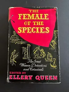 The Female of The Species, by Ellery Queen - 1943 - 1st, 1st Hardcover Book DJ - Picture 1 of 15