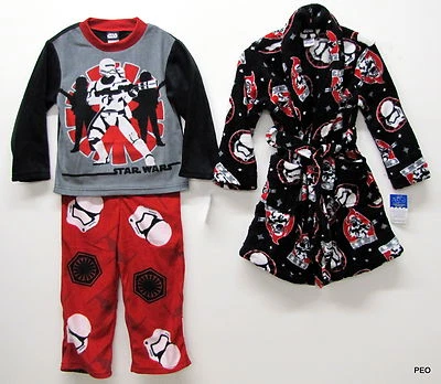 Disney Star Wars Niños Bata de Felpa y 2 Piezas Polar Pijama Camisa Pantalones Niños Talla XS 4 Foto 1 de 4