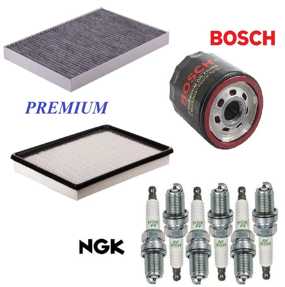 Kit de puesta a punto filtros de aceite cabina de aire bujías para Chrysler 300 V6 3,5 L 2008-2010 Foto 1 de 1