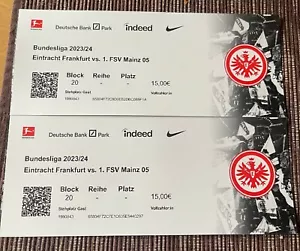 Tickets Frankfurt Mainz - Bild 1 von 1
