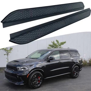 All Black Running Board fits for Dodge Durango 2018-2025 Aluminum Side Step 2PCS - Picture 1 of 12