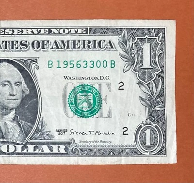 1956 March 3 (B 19563300 B) Birthday Note $1 One Dollar Bill (1956 / 3 / 3__) - Image 1 of 3