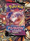 Pokemon Fusion Strike 10 Card Booster Pack - Mew Art Sealed New 19.6G